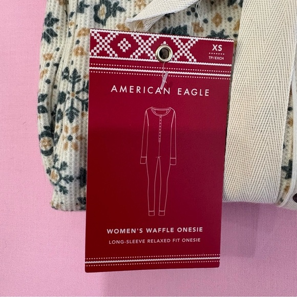 American Eagle Outfitters Floral Waffle Onesie XS NWT - Picture 4 of 7
